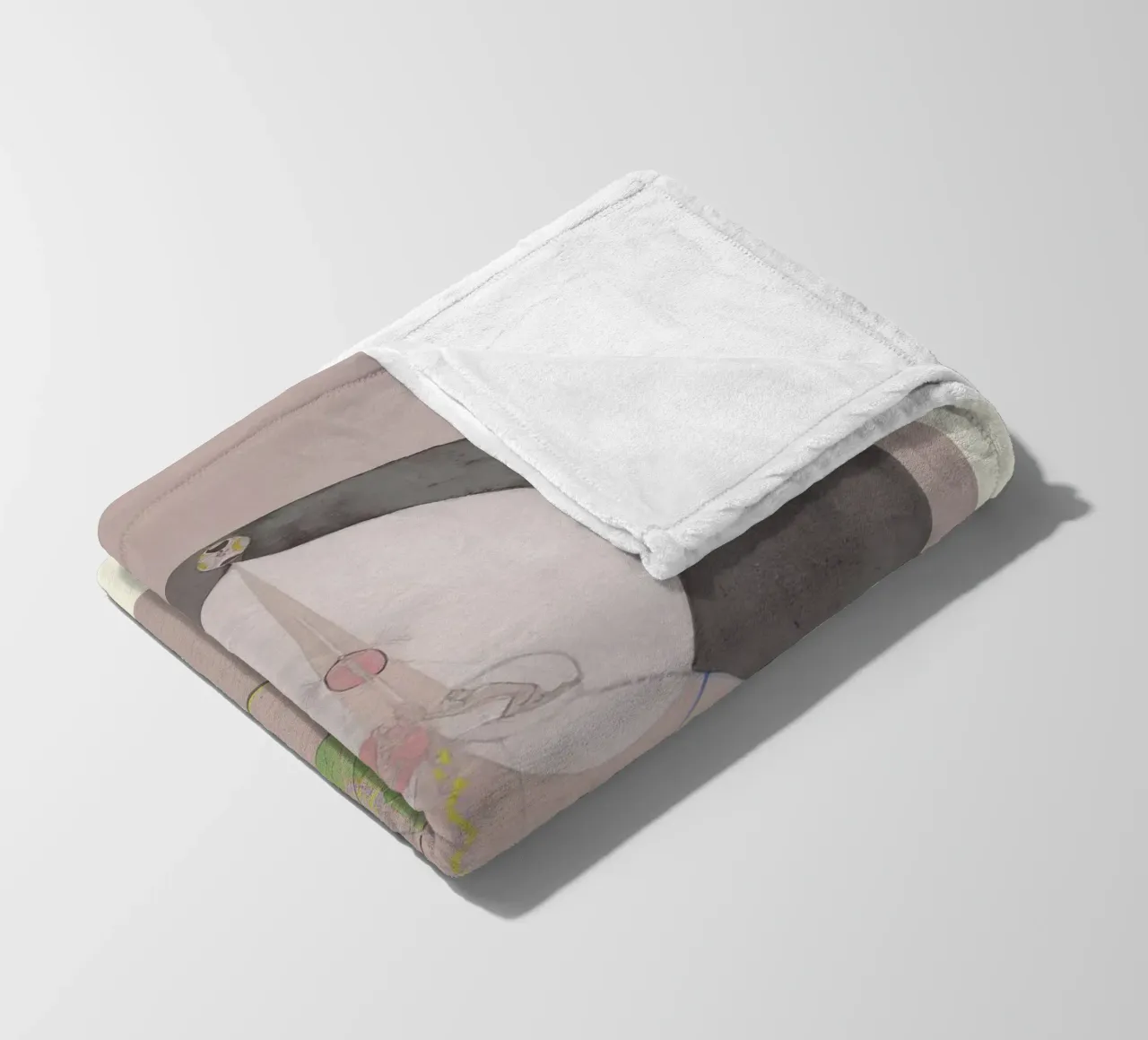 Hilma af Klint "Baum der Erkenntnis Nr. 7" Abstrakter Kern Fleecedecke von homdeco