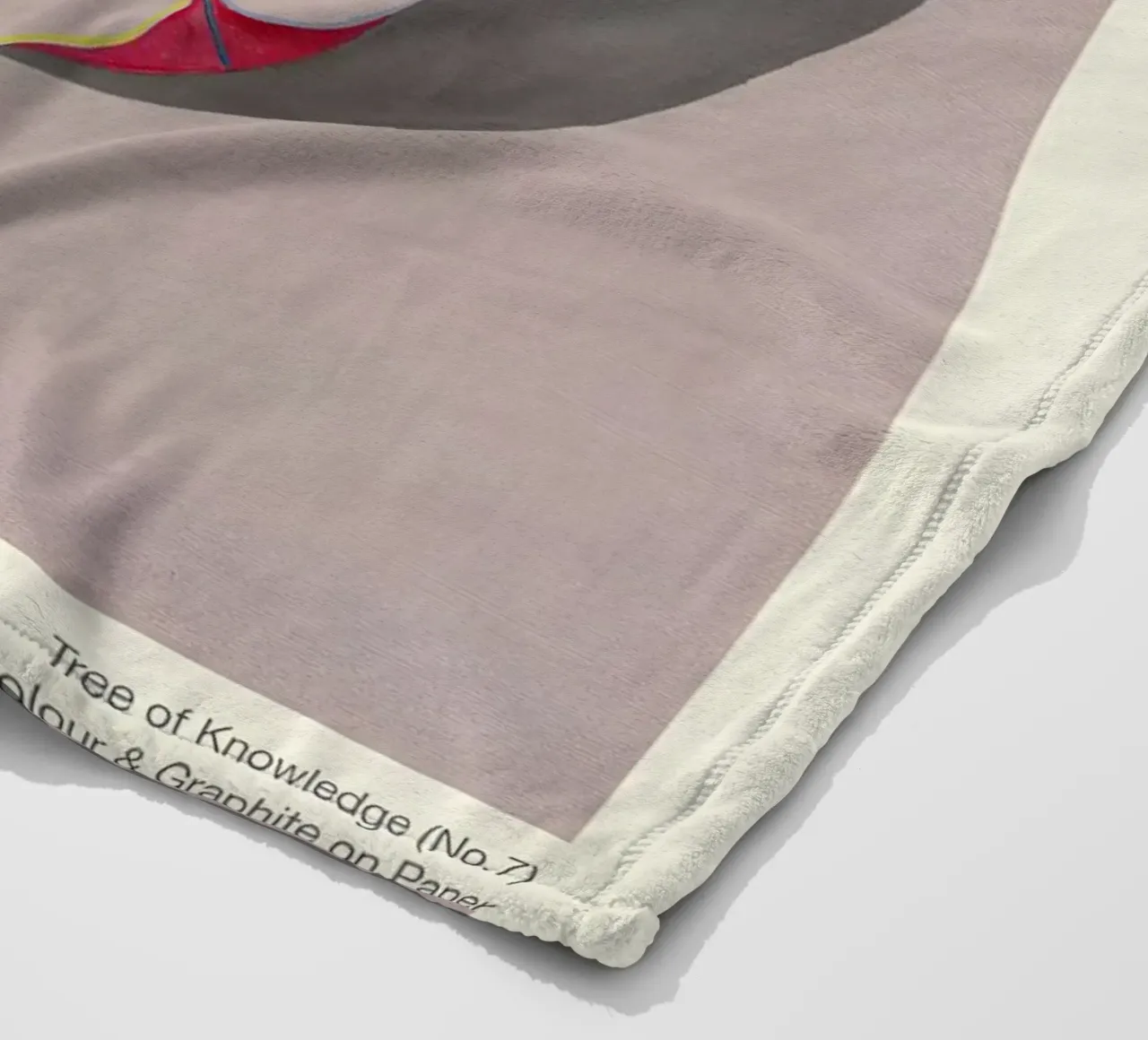 Hilma af Klint "Baum der Erkenntnis Nr. 7" Abstrakter Kern Fleecedecke von homdeco