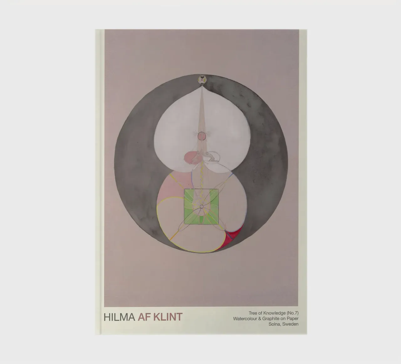 Hilma af Klint "Albero della conoscenza n. 7" Nucleo astratto diario da homdeco