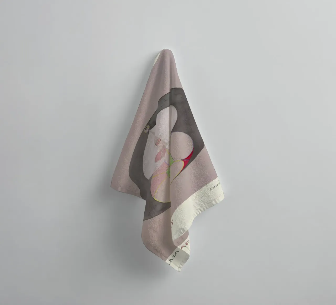 Hilma af Klint "Albero della conoscenza n. 7" Nucleo astratto asciugamano da bagno da homdeco