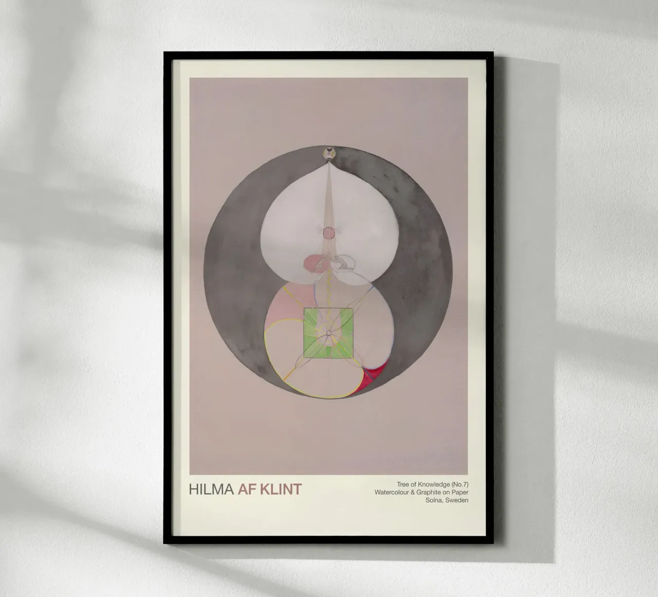 Hilma af Klint "Tree of Knowledge No. 7" Abstract Core hahnemühle by homdeco