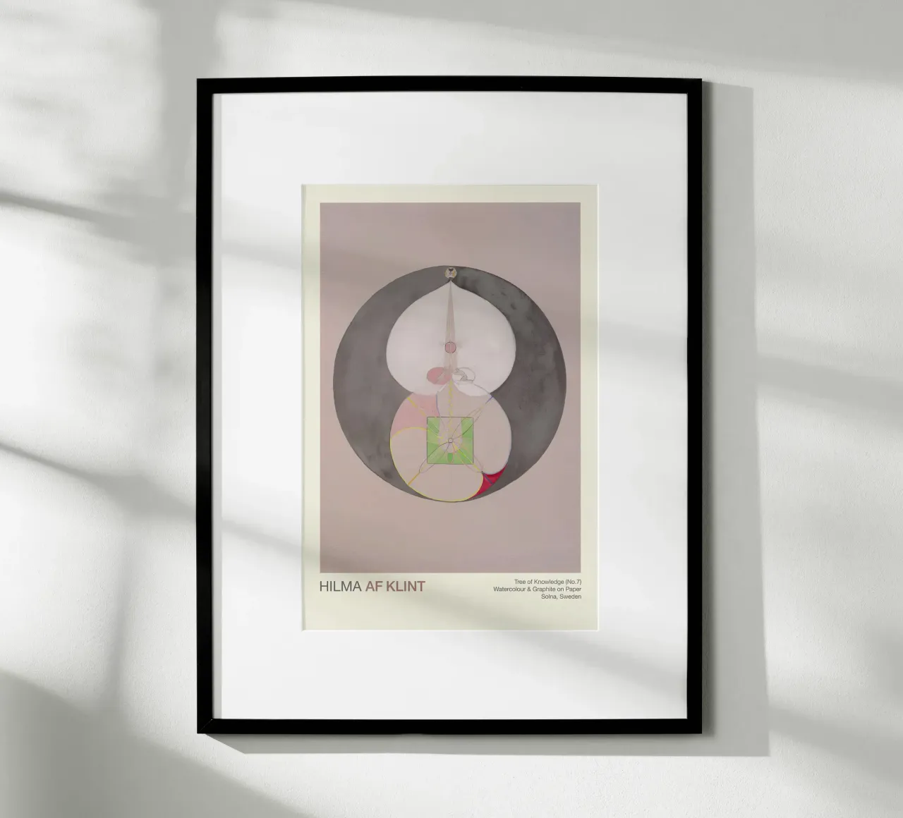 Hilma af Klint "Tree of Knowledge No. 7" Abstract Core hahnemühle by homdeco