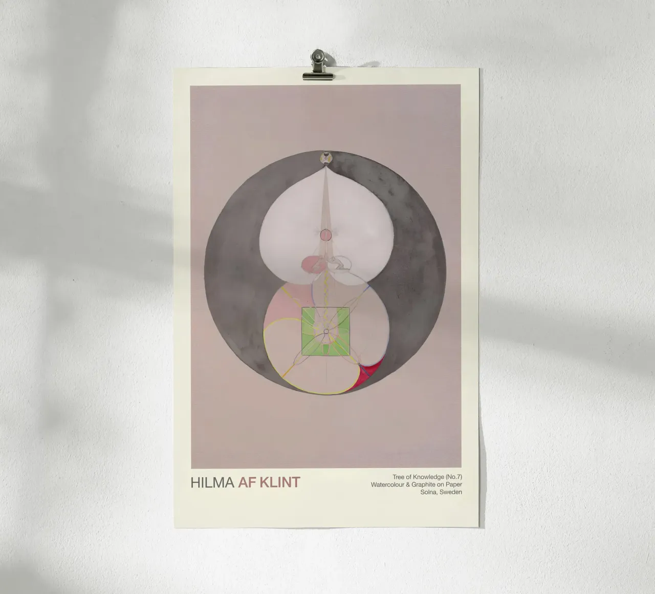 Hilma af Klint "Tree of Knowledge No. 7" Abstract Core hahnemühle by homdeco