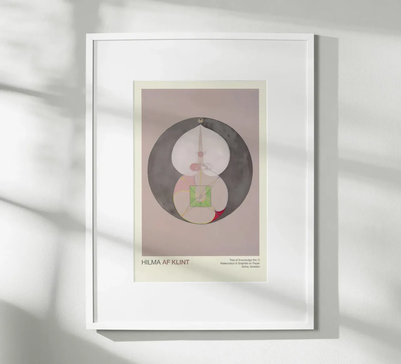 Hilma af Klint "Tree of Knowledge No. 7" Abstract Core hahnemühle by homdeco