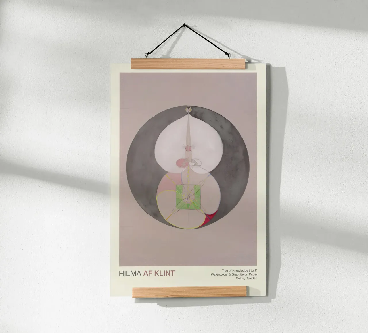 Hilma af Klint "Tree of Knowledge No. 7" Abstract Core hahnemühle by homdeco