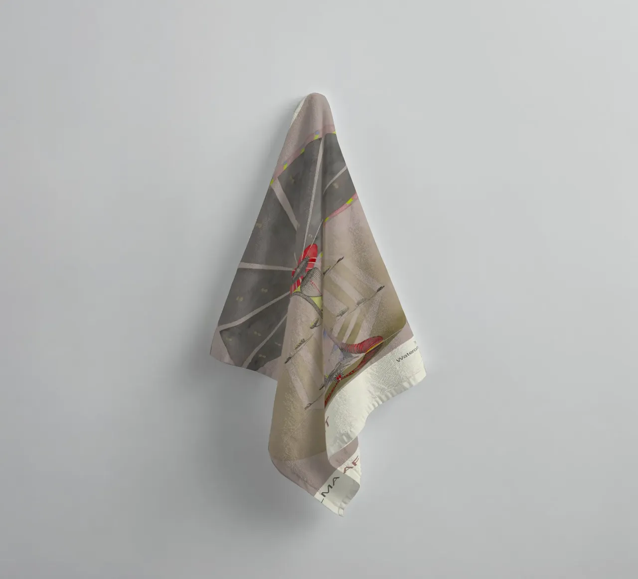 Hilma af Klint "Baum der Erkenntnis Nr. 3" Abstrakte Evolution Handtuch von homdeco