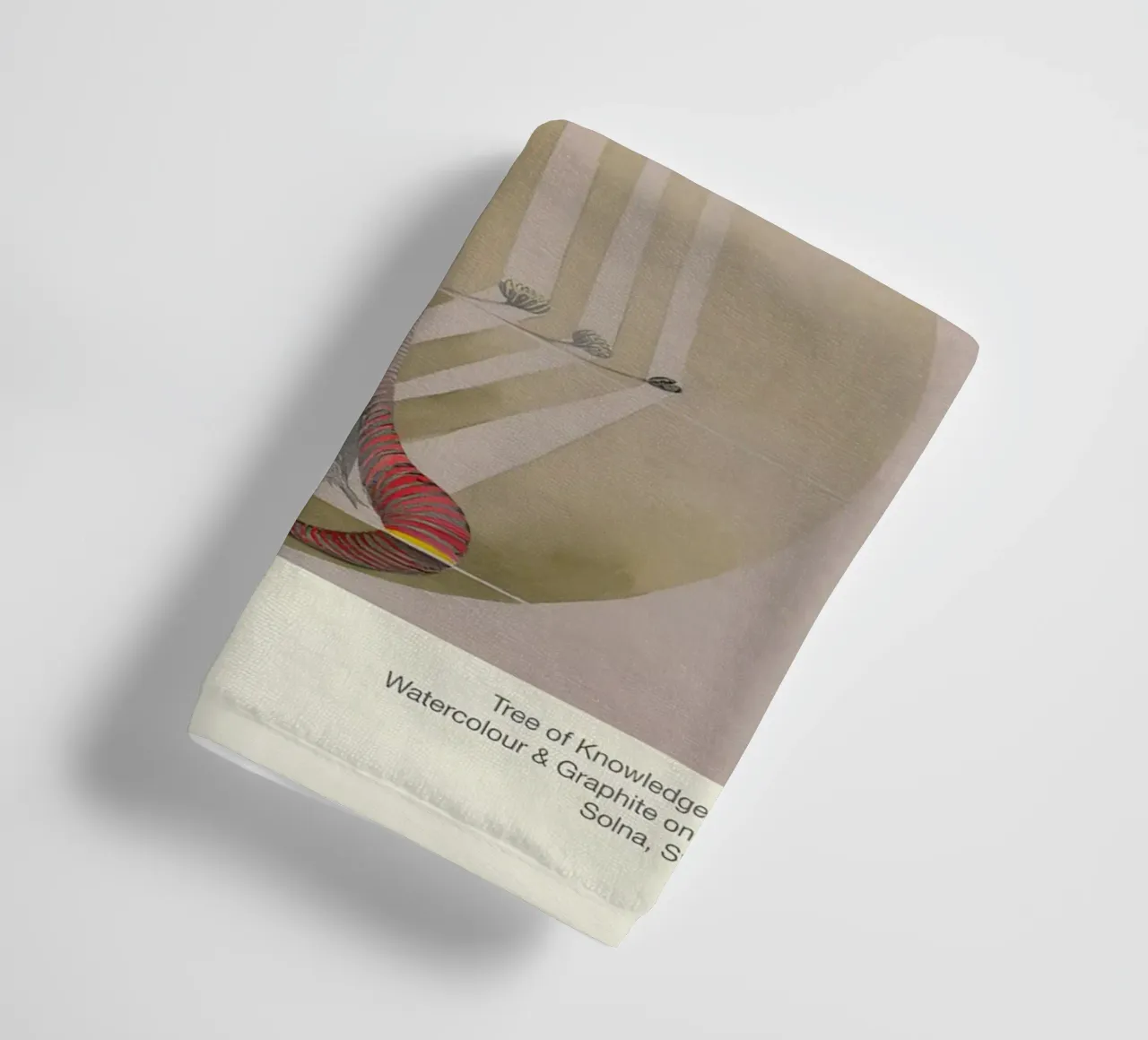 Hilma af Klint "Baum der Erkenntnis Nr. 3" Abstrakte Evolution Handtuch von homdeco