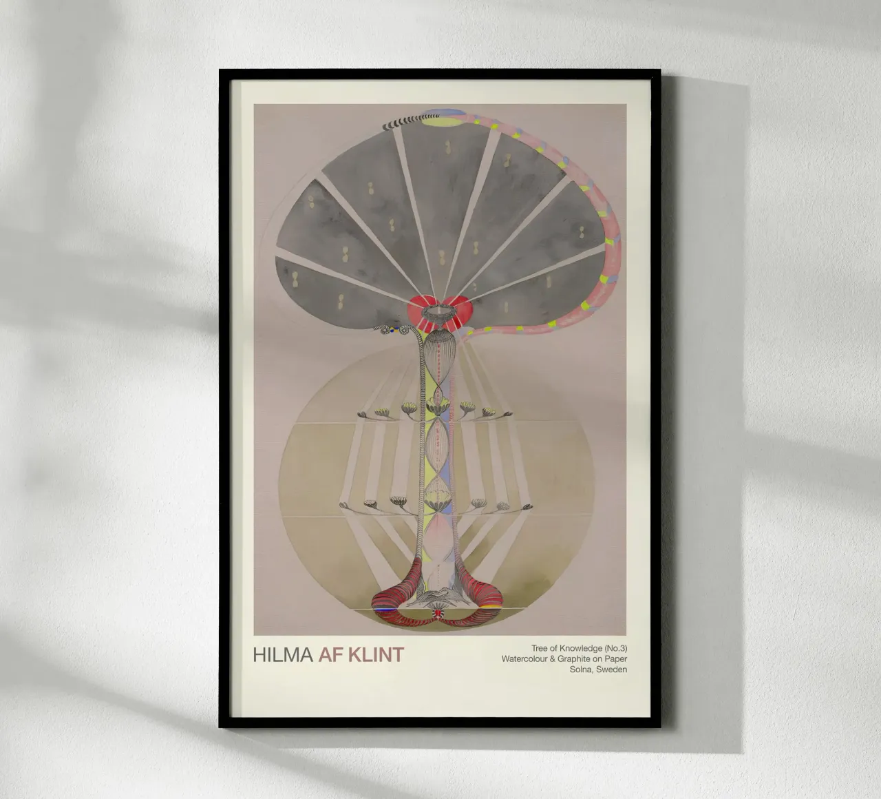 Hilma af Klint "Tree of Knowledge No. 3" Abstract Evolution hahnemühle by homdeco