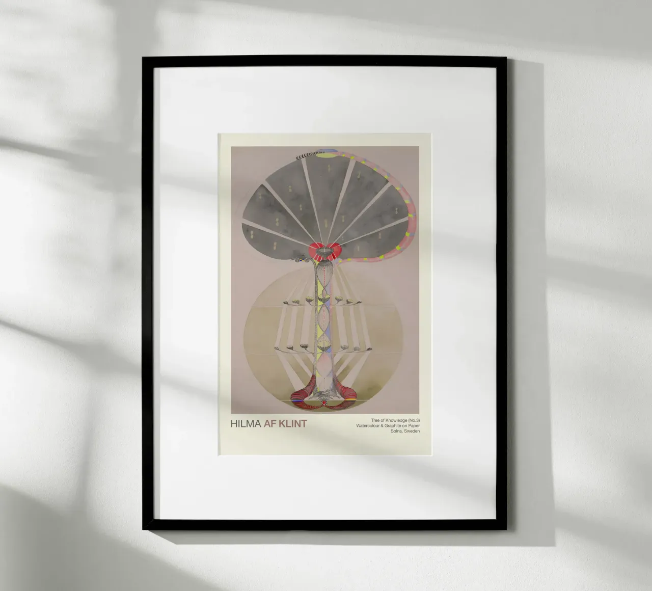 Hilma af Klint "Tree of Knowledge No. 3" Abstract Evolution hahnemühle by homdeco