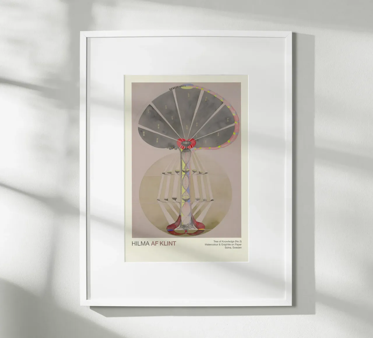 Hilma af Klint "Tree of Knowledge No. 3" Abstract Evolution hahnemühle by homdeco