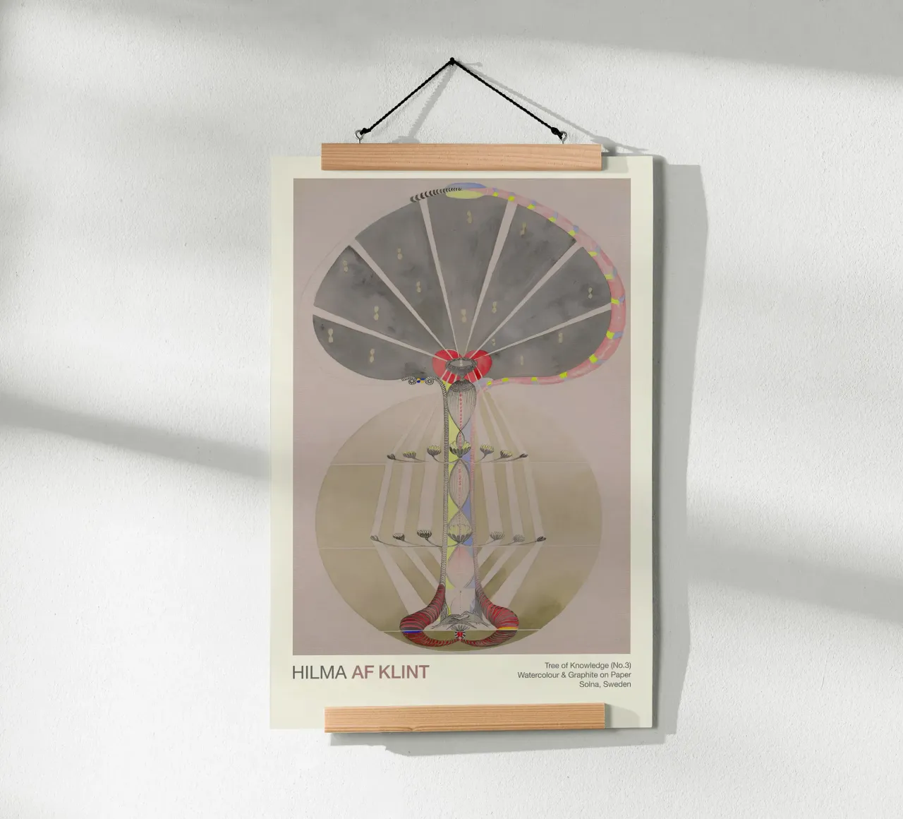 Hilma af Klint "Tree of Knowledge No. 3" Abstract Evolution hahnemühle by homdeco