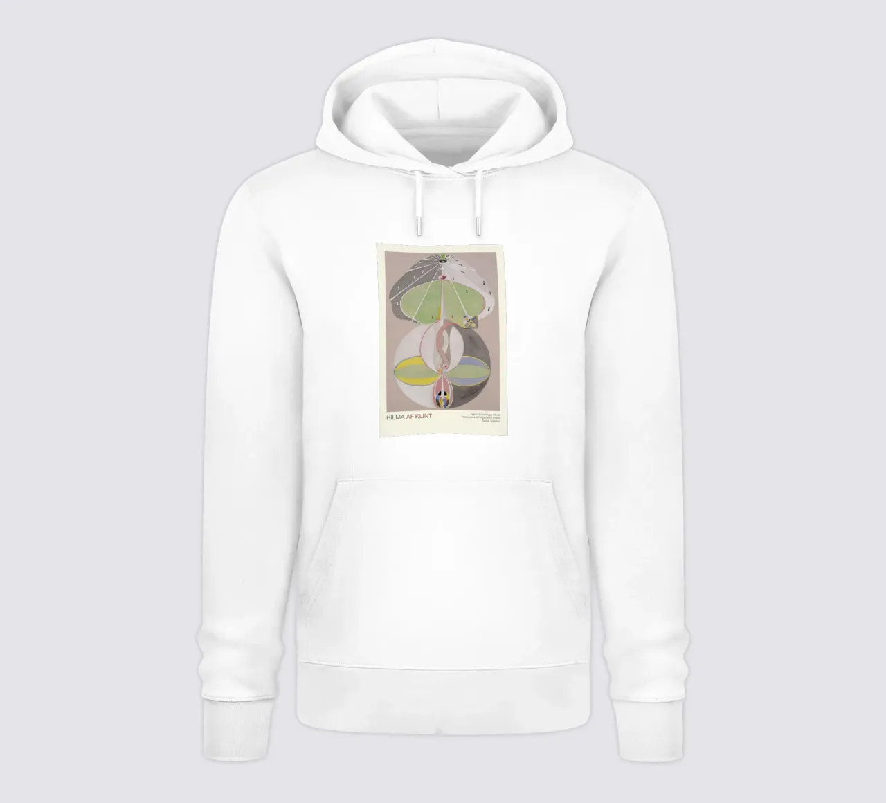 Hilma af Klint "Albero della conoscenza n. 5" Connessione astratta felpa con cappuccio da homdeco