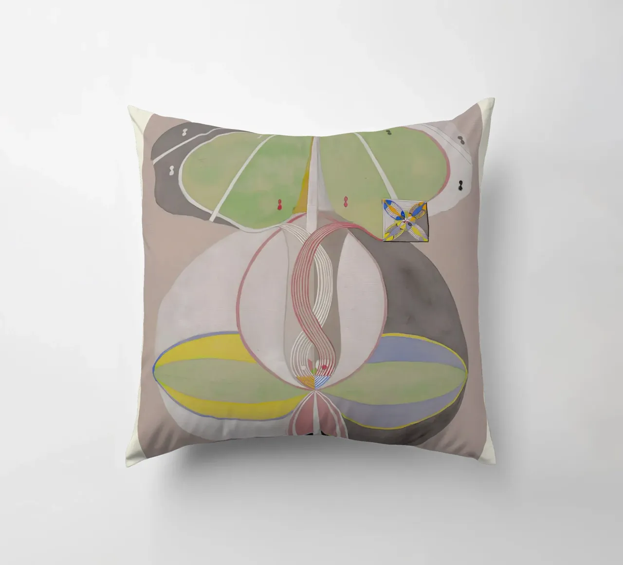 Hilma af Klint "Albero della conoscenza n. 5" Connessione astratta cuscino da homdeco