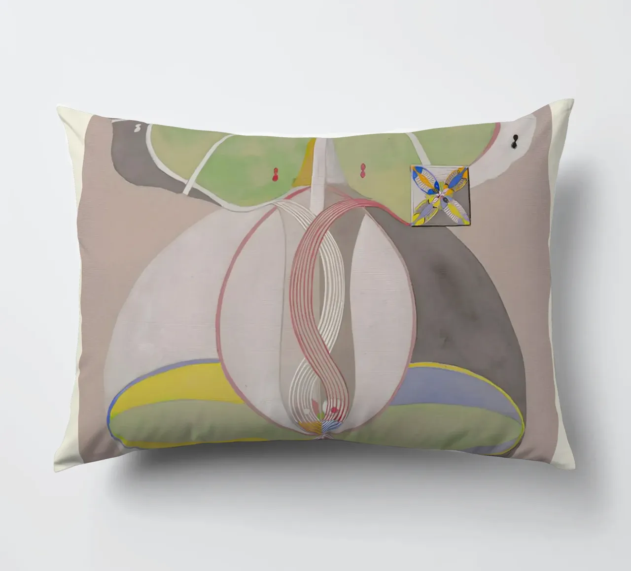 Hilma af Klint "Albero della conoscenza n. 5" Connessione astratta cuscino da homdeco