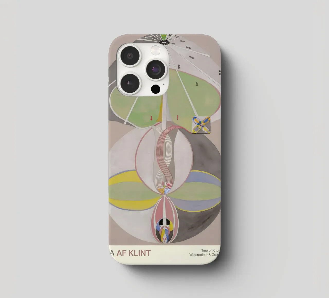 Hilma af Klint "Baum der Erkenntnis Nr. 5" Abstrakte Verbindung iPhone Hülle von homdeco