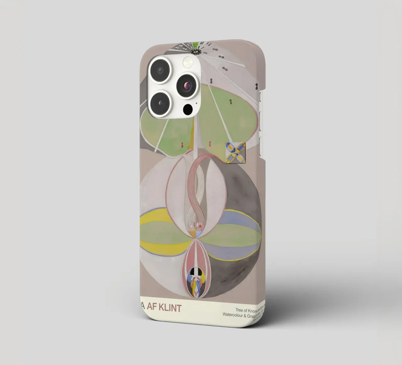 Hilma af Klint "Baum der Erkenntnis Nr. 5" Abstrakte Verbindung iPhone Hülle von homdeco