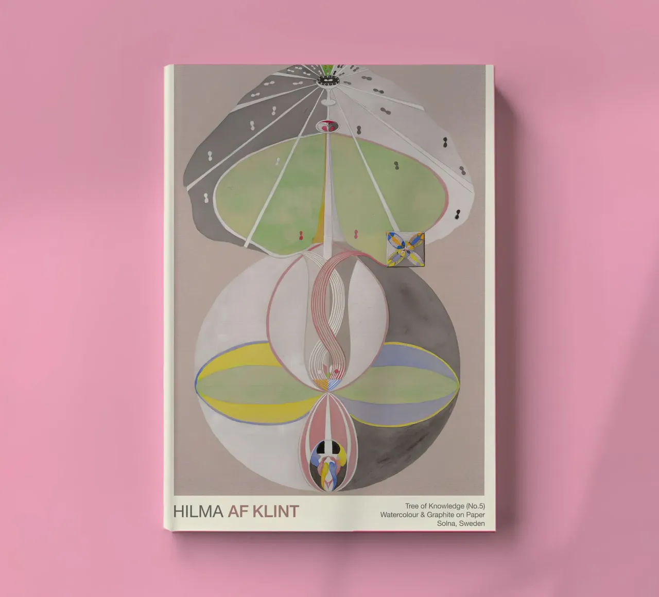 Hilma af Klint "Tree of Knowledge No. 5" Abstract Connection notebook by homdeco