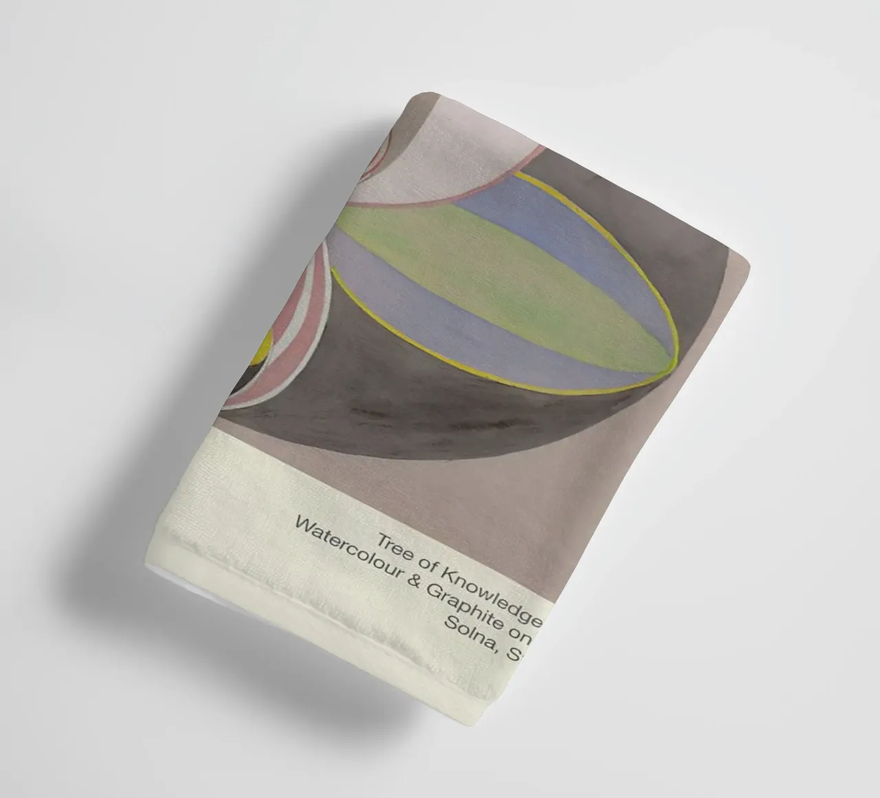Hilma af Klint "Baum der Erkenntnis Nr. 5" Abstrakte Verbindung Handtuch von homdeco