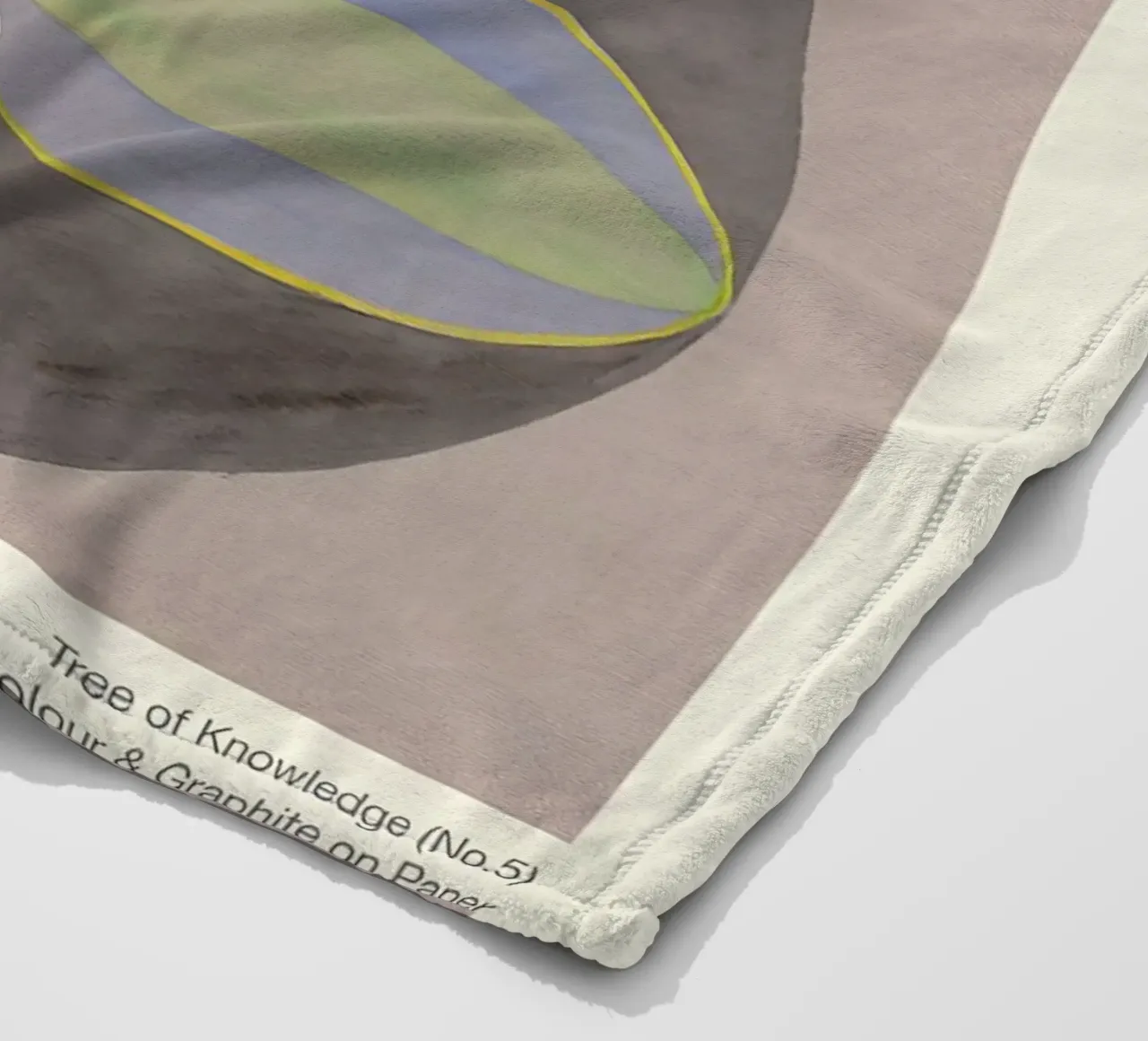 Hilma af Klint "Tree of Knowledge No. 5" Abstract Connection fleece blanket by homdeco