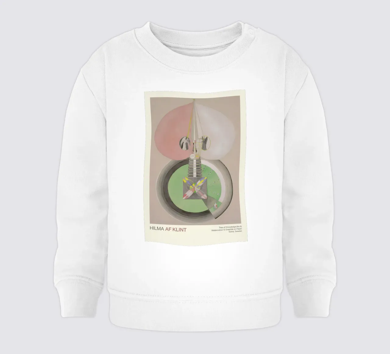 Hilma af Klint "Albero della conoscenza n. 6" Crescita astratta felpa neonato da homdeco