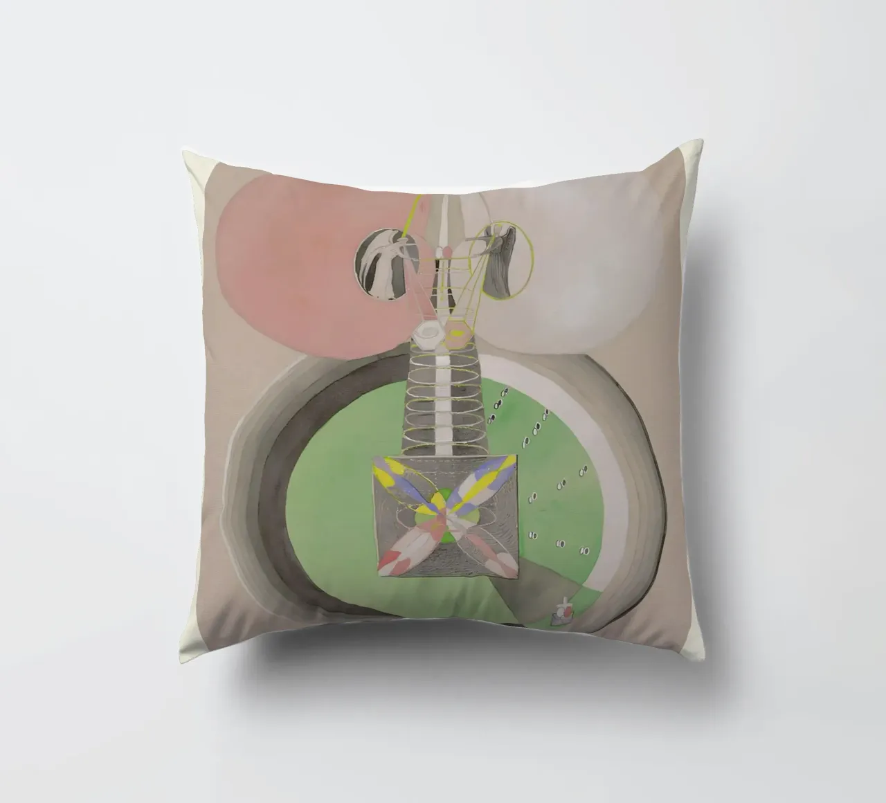 Hilma af Klint "Albero della conoscenza n. 6" Crescita astratta cuscino da homdeco
