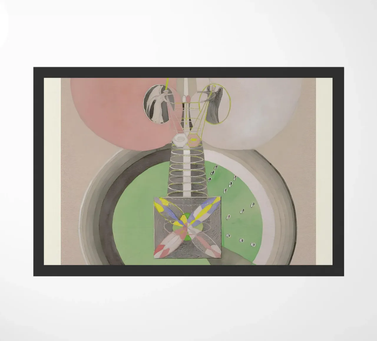 Hilma af Klint "Albero della conoscenza n. 6" Crescita astratta zerbino da homdeco