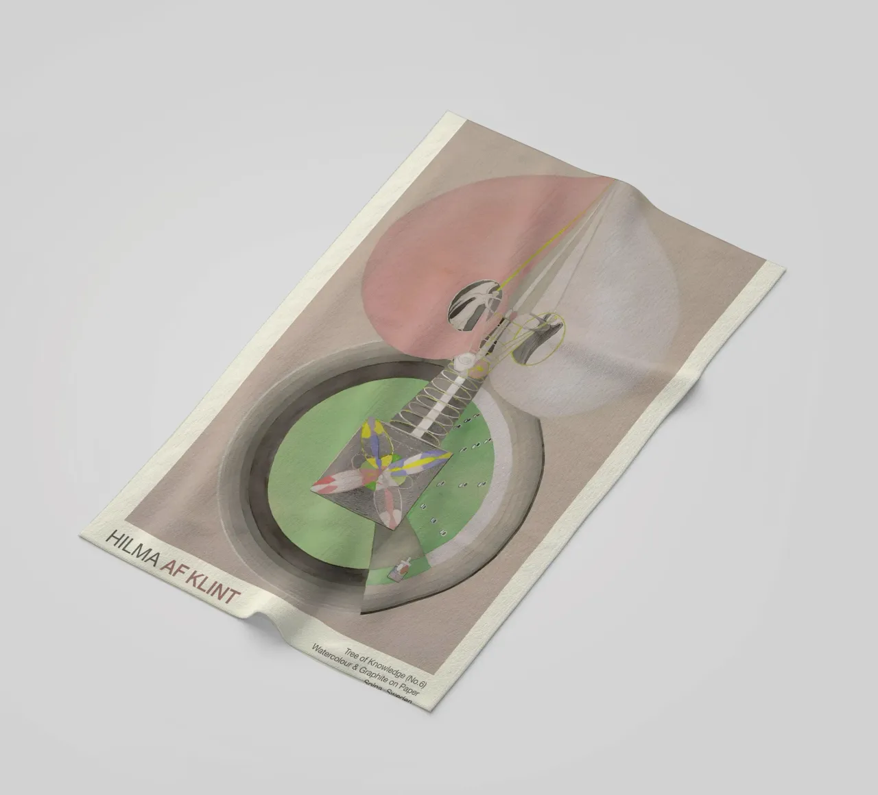 Hilma af Klint "Albero della conoscenza n. 6" Crescita astratta telo mare da homdeco