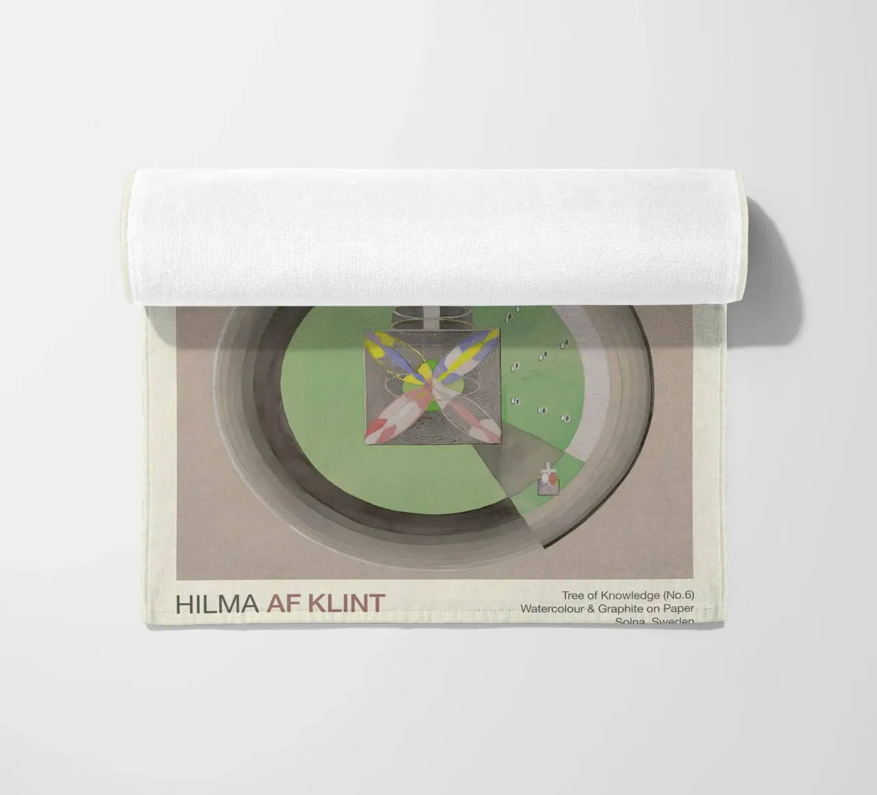 Hilma af Klint "Albero della conoscenza n. 6" Crescita astratta telo mare da homdeco