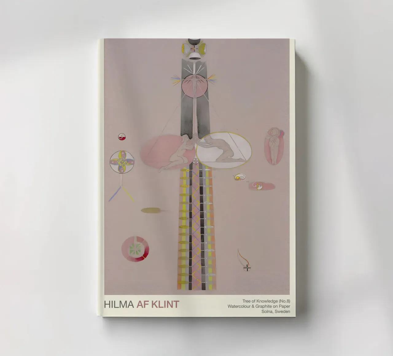 Hilma af Klint "Albero della conoscenza n. 8" Figure astratte diario da homdeco