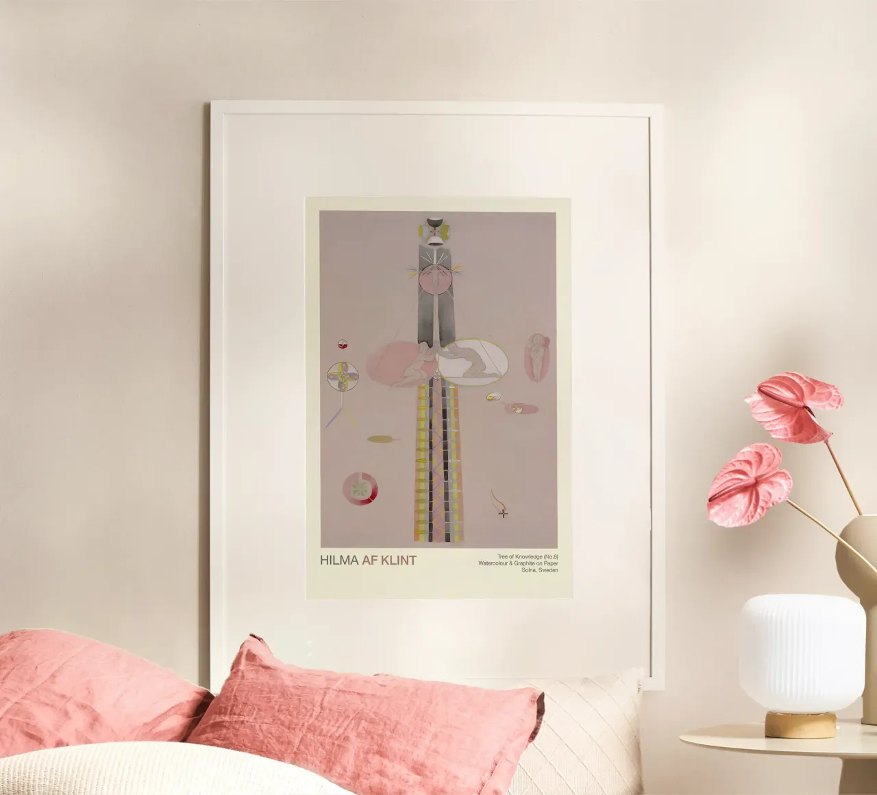 Hilma af Klint "Tree of Knowledge No. 8" Abstract Figures hahnemühle by homdeco