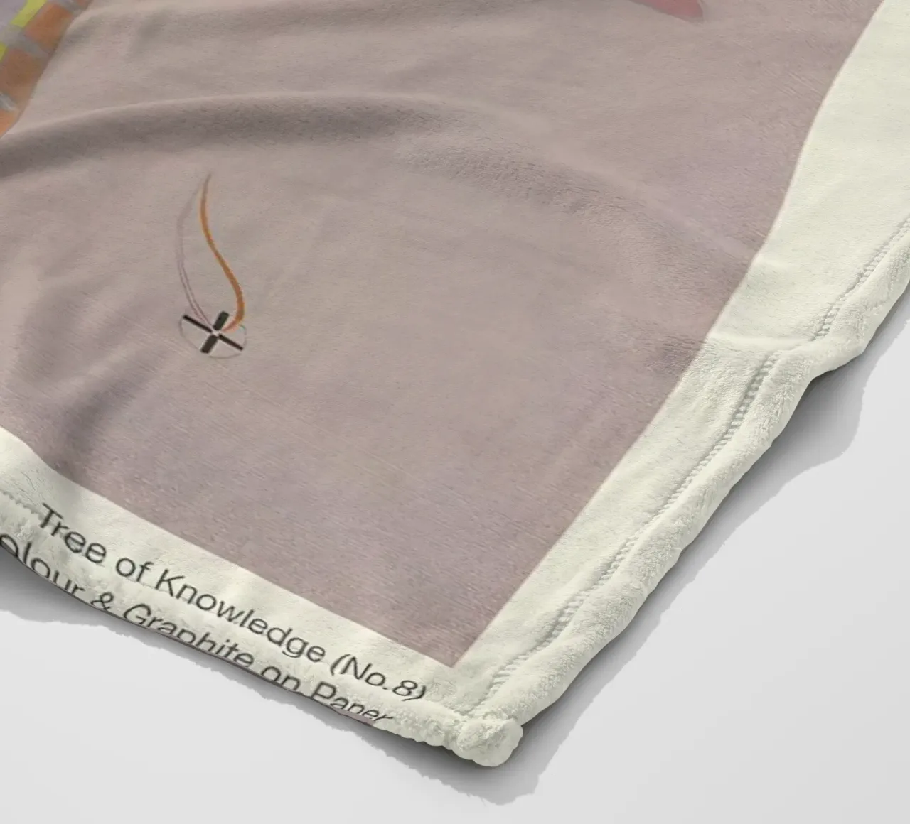 Hilma af Klint "Tree of Knowledge No. 8" Abstract Figures fleece blanket by homdeco