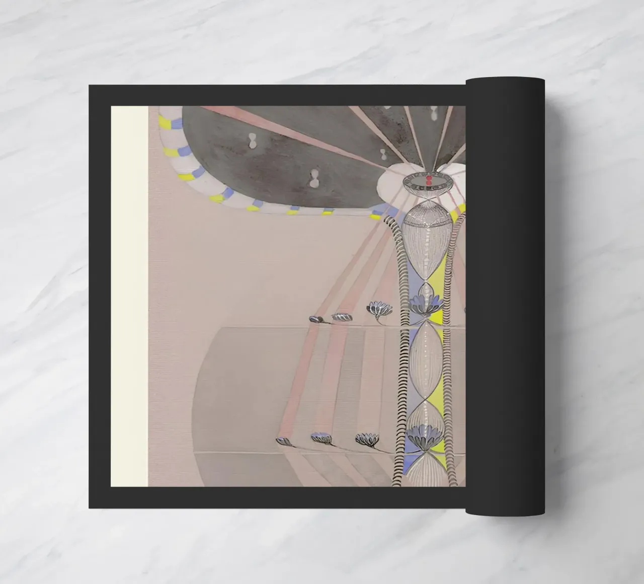 Hilma af Klint "Tree of Knowledge No. 4" Abstract Rooted doormat by homdeco