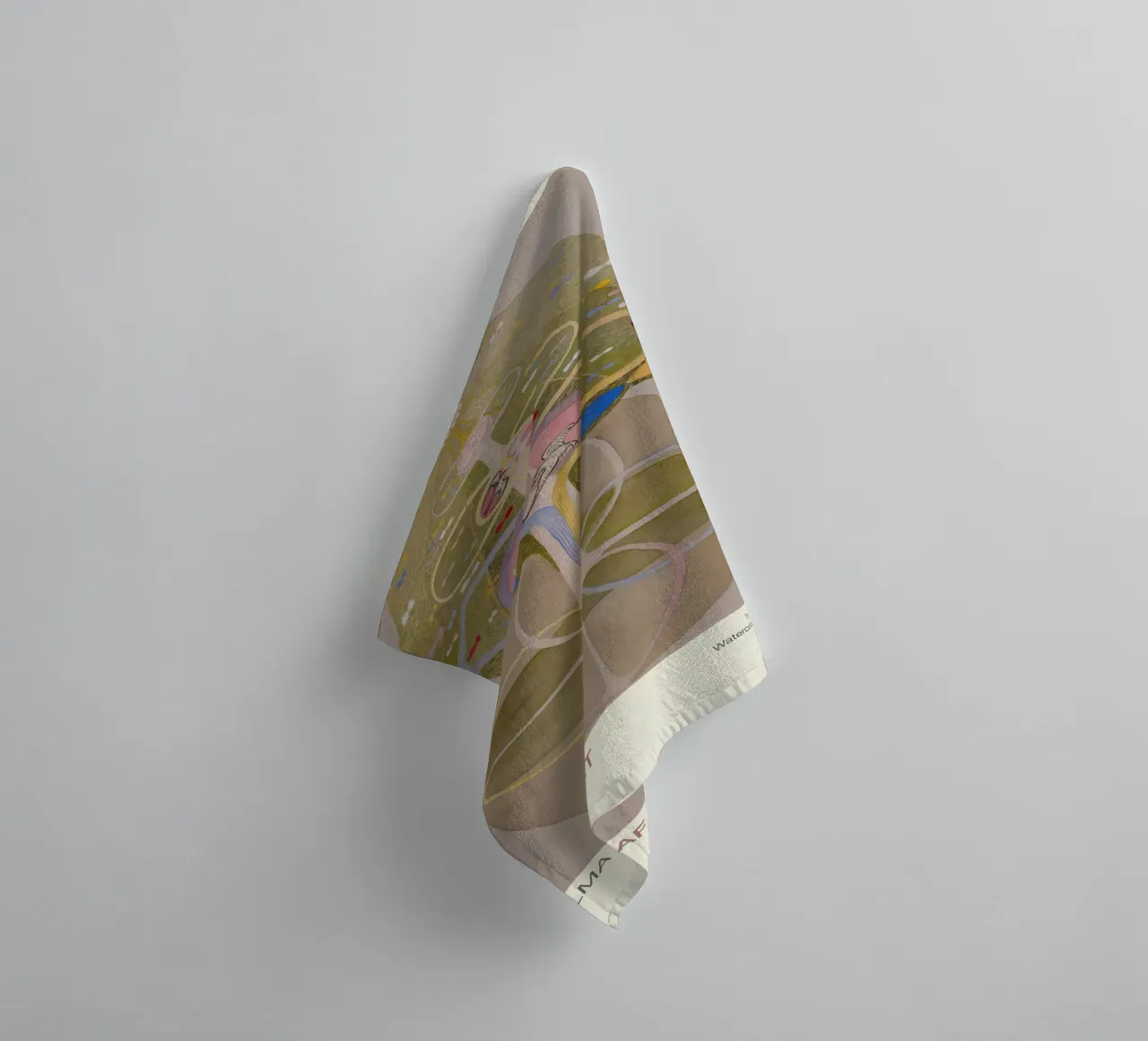Hilma af Klint "Tree of Knowledge No. 1" Abstract Life towel by homdeco