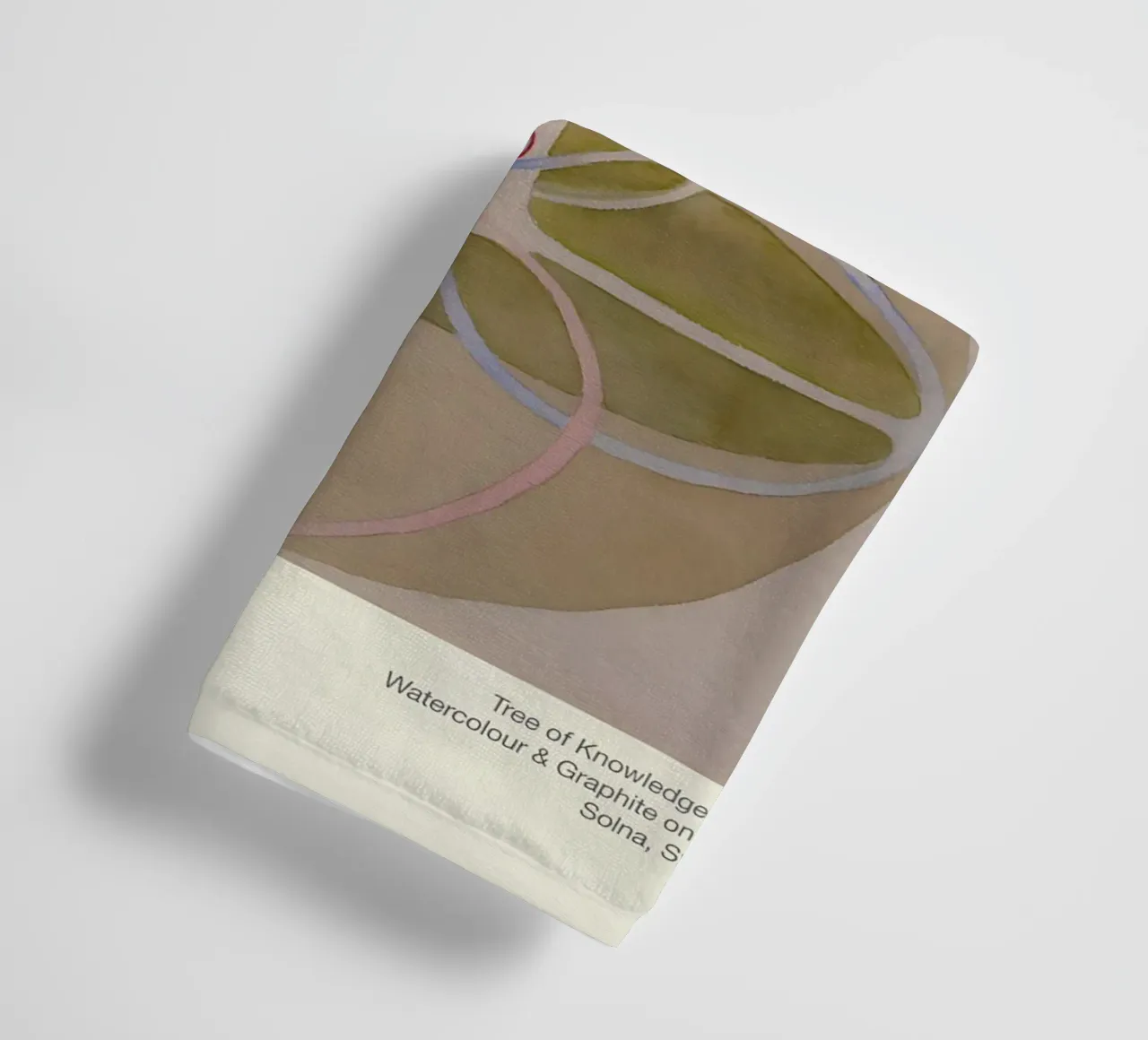 Hilma af Klint "Tree of Knowledge No. 1" Abstract Life towel by homdeco