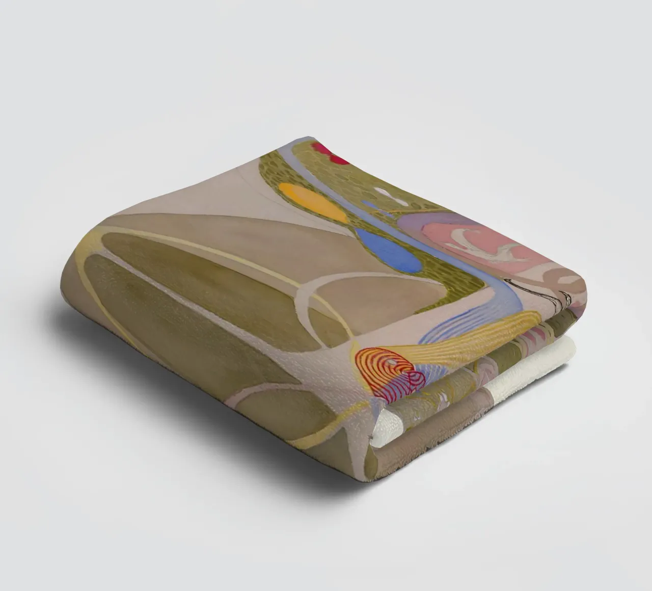 Hilma af Klint "Tree of Knowledge No. 1" Abstract Life towel by homdeco