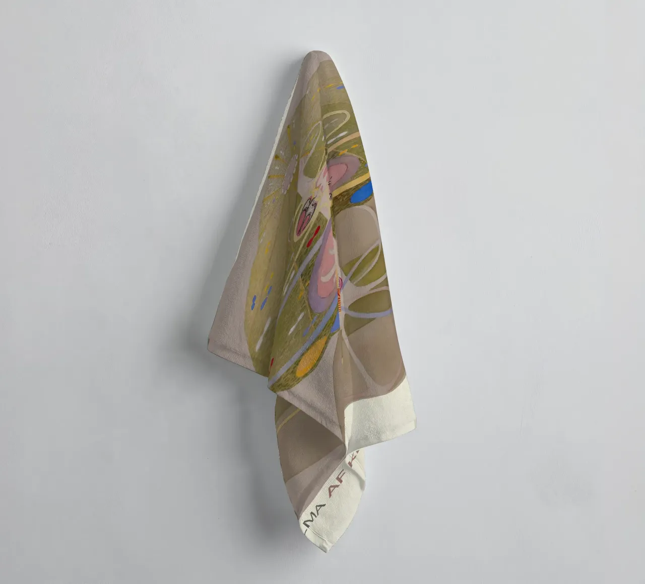 Hilma af Klint "Tree of Knowledge No. 1" Abstract Life towel by homdeco