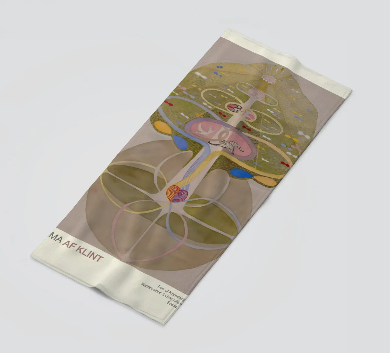 Hilma af Klint "Albero della conoscenza n. 1" Vita astratta telo mare da homdeco