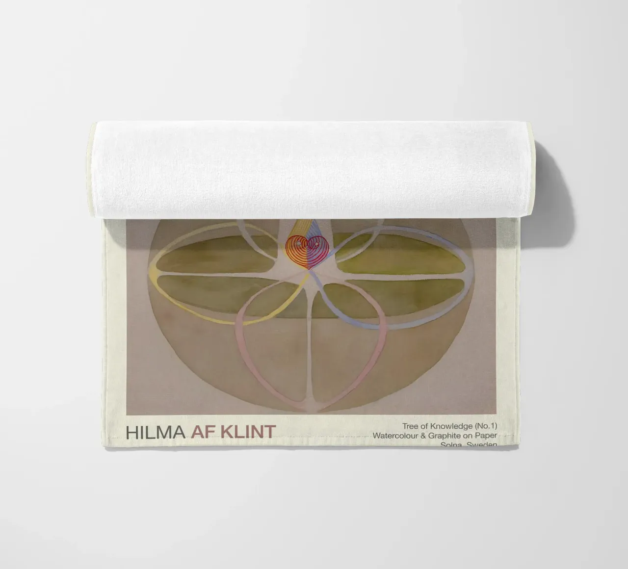 Hilma af Klint "Albero della conoscenza n. 1" Vita astratta telo mare da homdeco