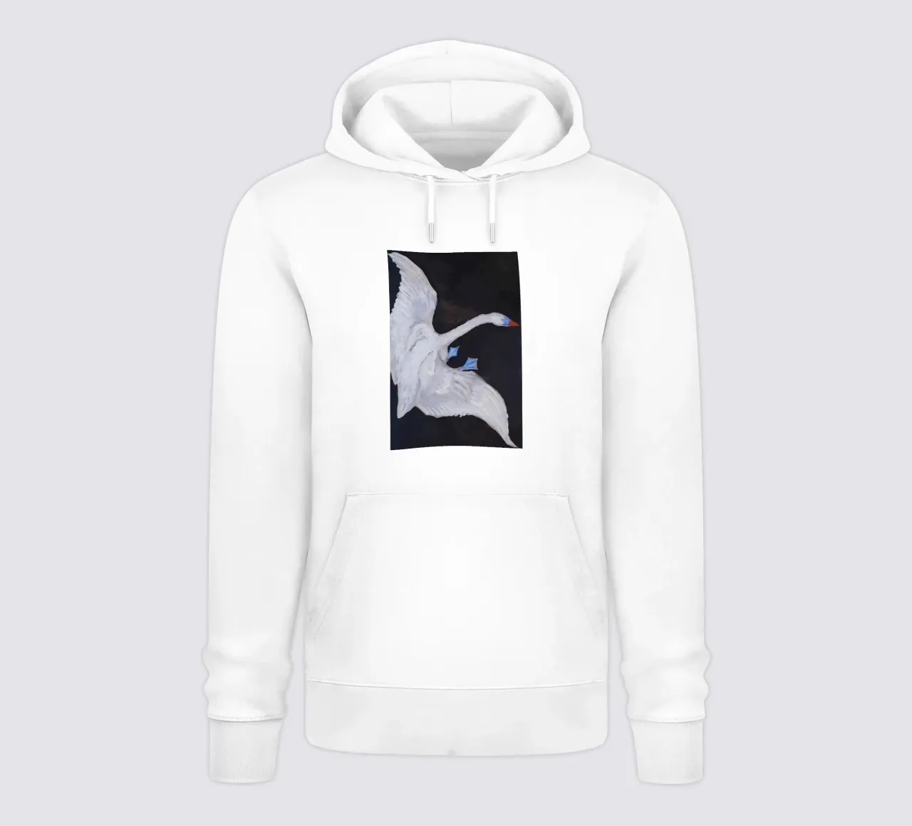 Hilma af Klint "Swan" Dynamic Flight Abstract Art hoodie by homdeco