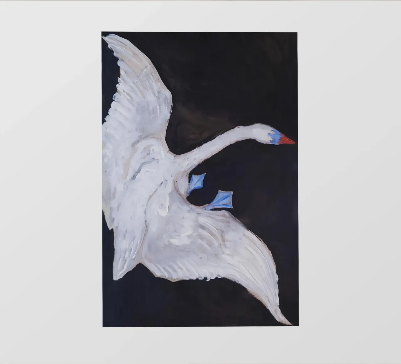 Hilma af Klint "Swan" Dynamic Flight Abstract Art pvc cover by homdeco