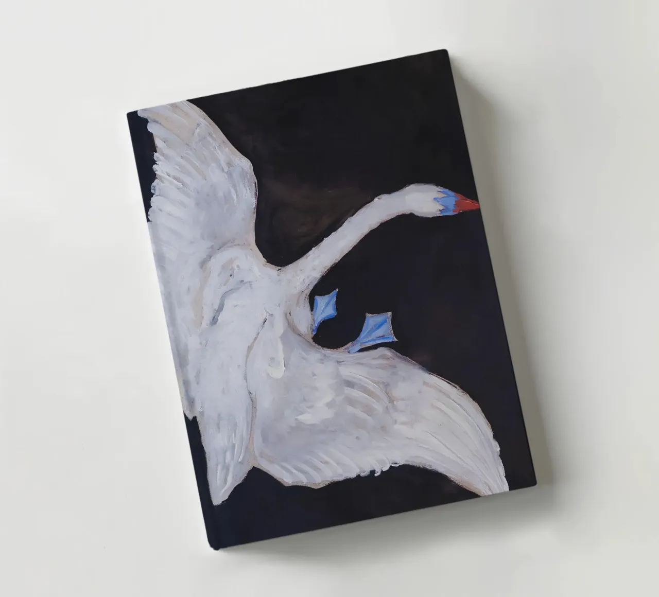 Hilma af Klint "Schwan" Dynamischer Flug Abstrakte Kunst Notizbuch von homdeco
