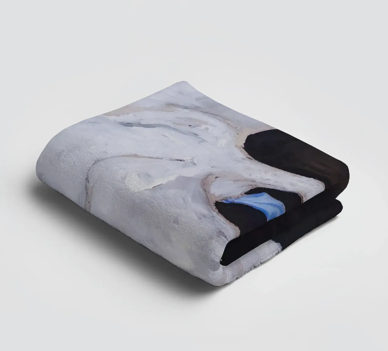 Hilma af Klint "Swan" Dynamic Flight Abstract Art towel by homdeco
