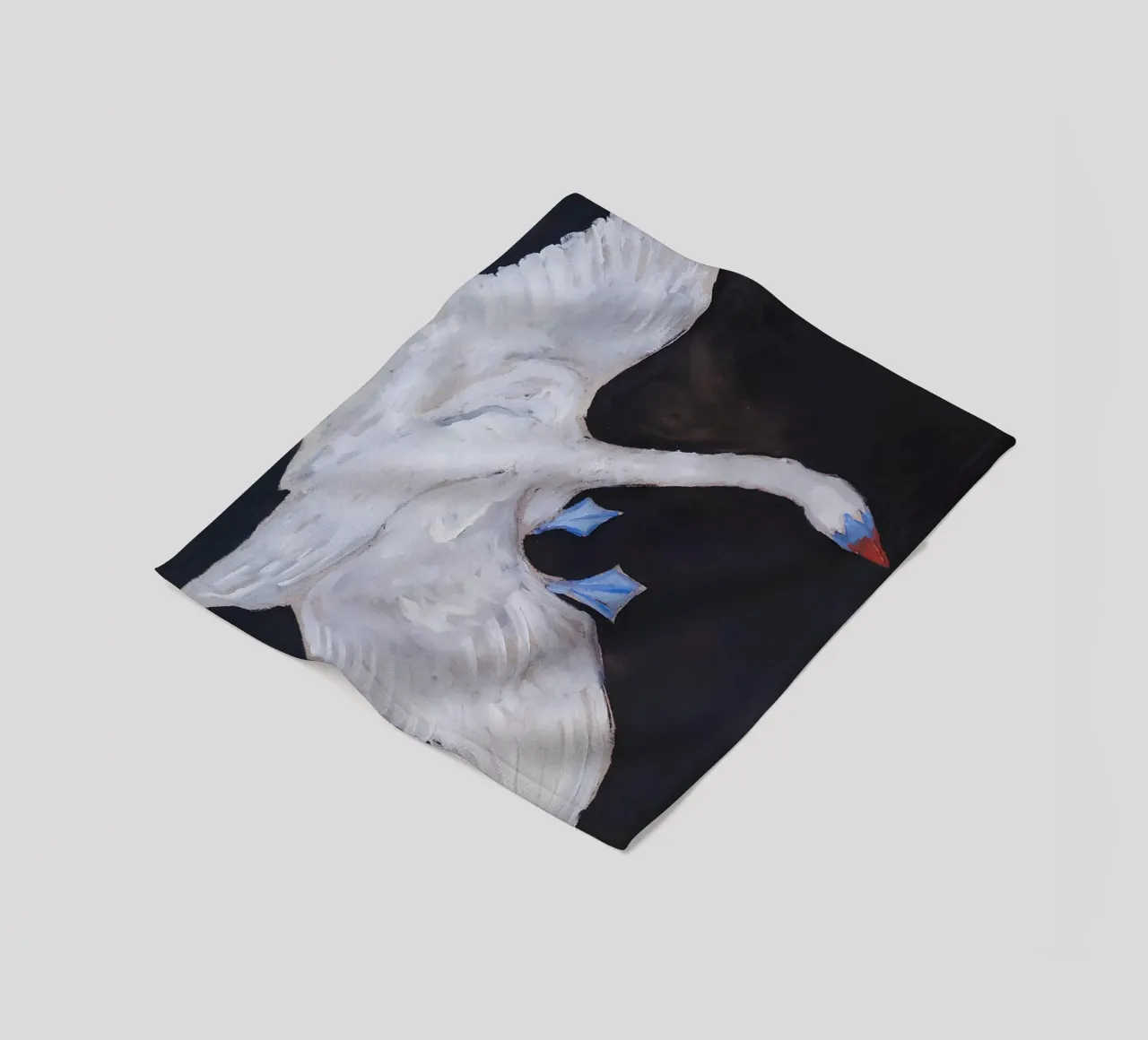 Hilma af Klint "Swan" Dynamic Flight Abstract Art fleece blanket by homdeco