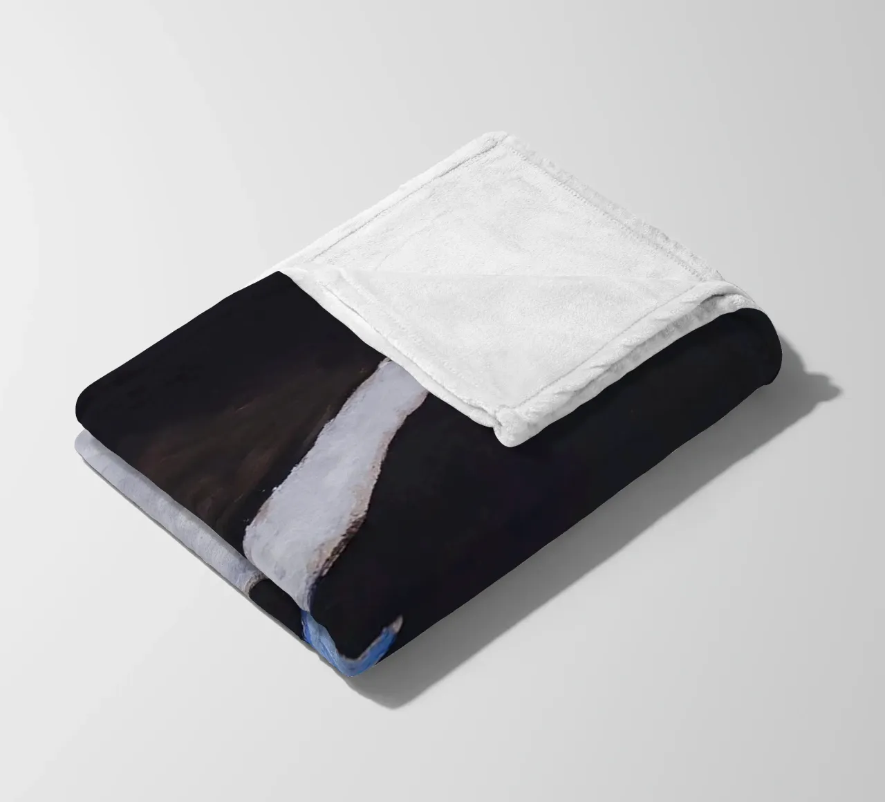 Hilma af Klint "Swan" Dynamic Flight Abstract Art fleece blanket by homdeco