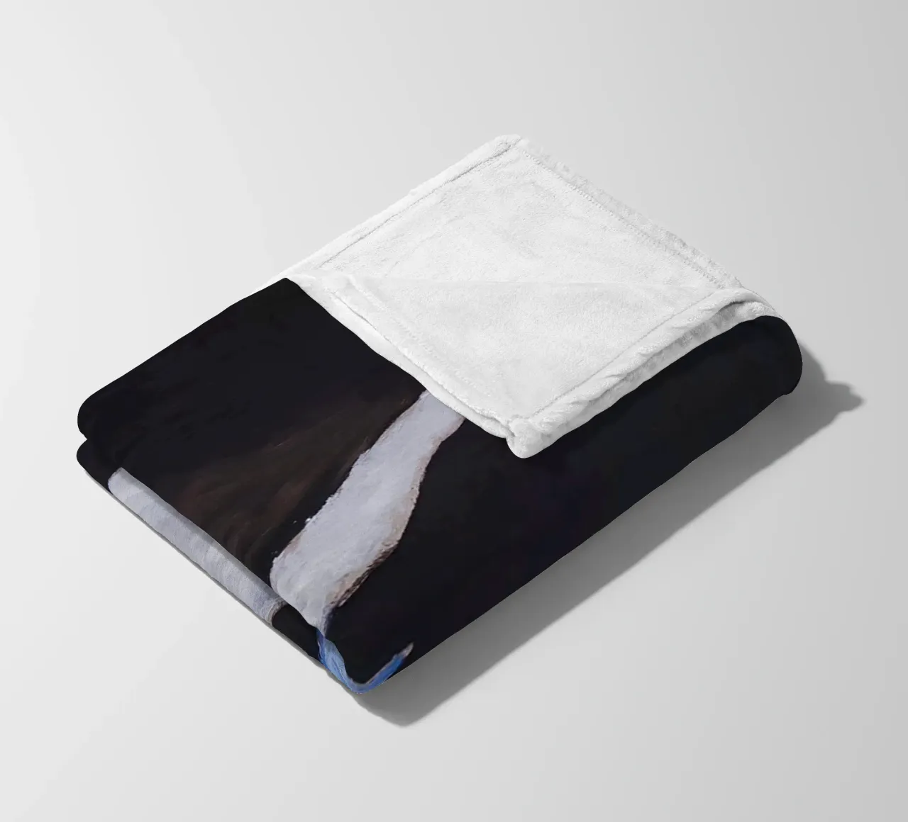 Hilma af Klint "Swan" Dynamic Flight Abstract Art fleece blanket by homdeco