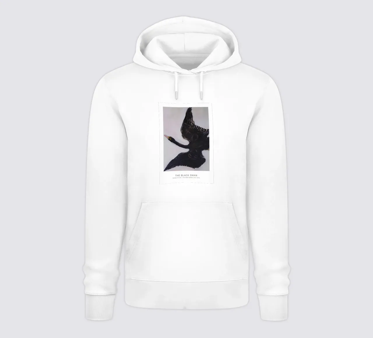 Hilma af Klint "Black Swan" Dynamic Flight Print sweat à capuche de homdeco