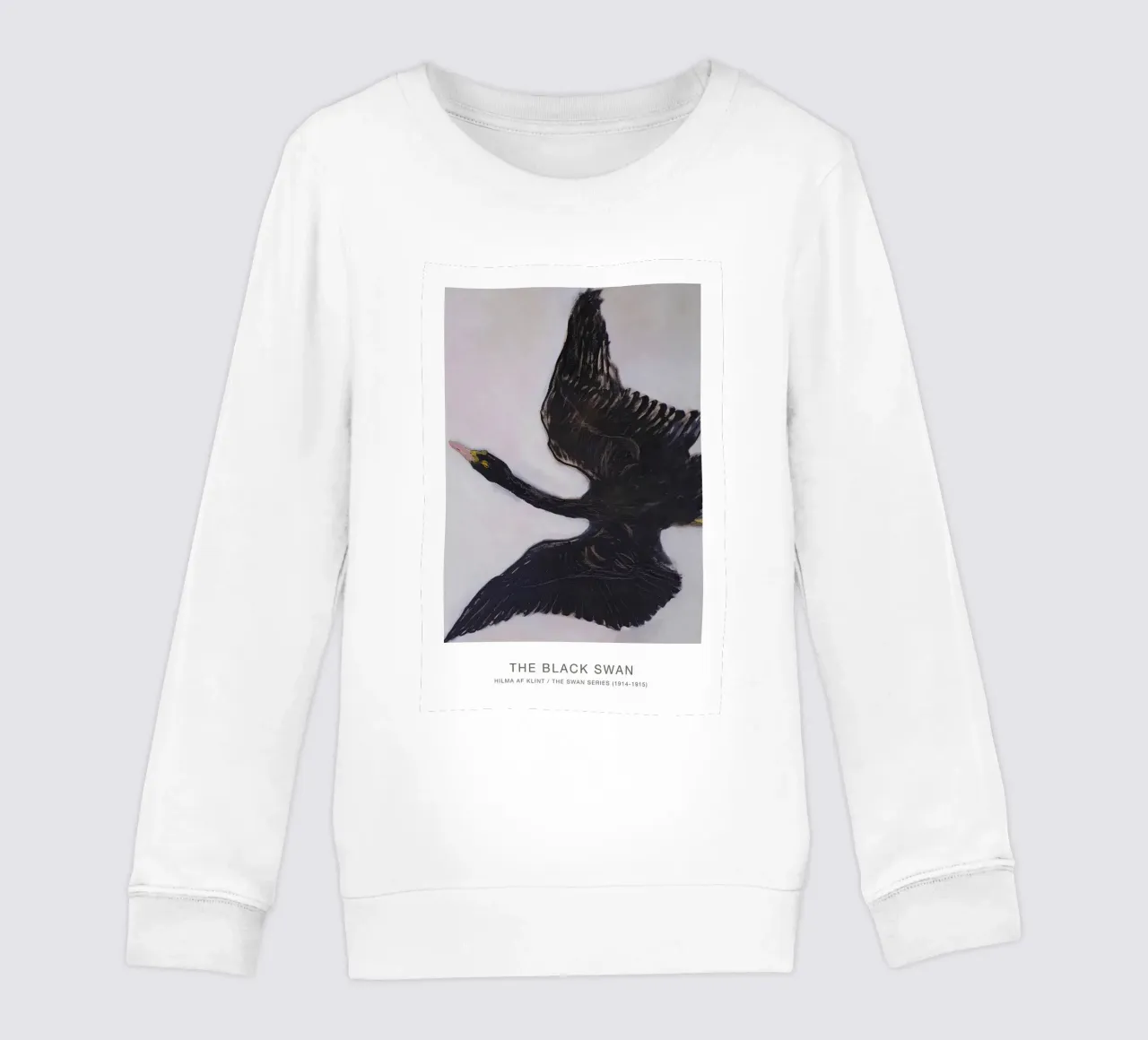 Hilma af Klint "Black Swan" Dynamic Flight Print sweat enfant de homdeco