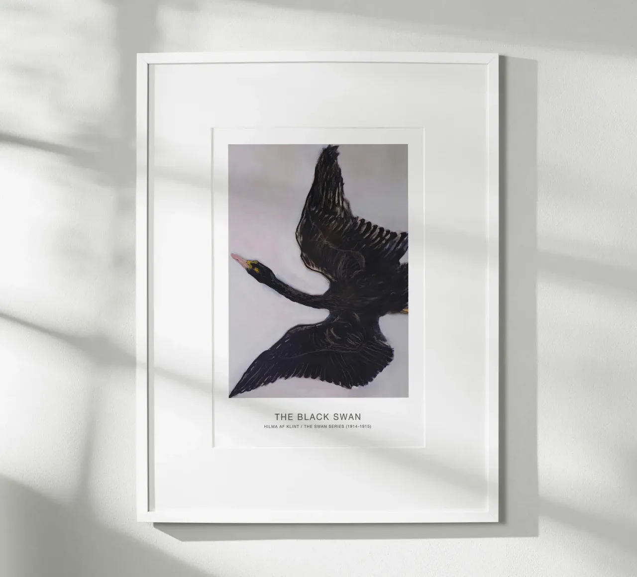 Hilma af Klint "Black Swan" Dynamic Flight Print hahnemühle by homdeco