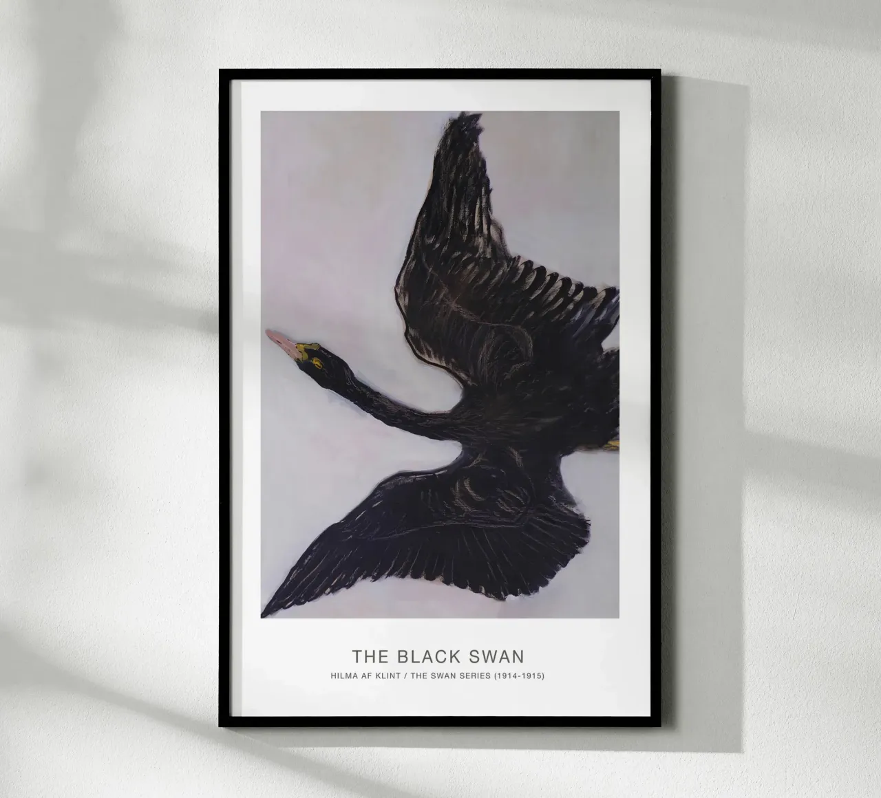 Hilma af Klint "Black Swan" Dynamic Flight Print hahnemühle by homdeco