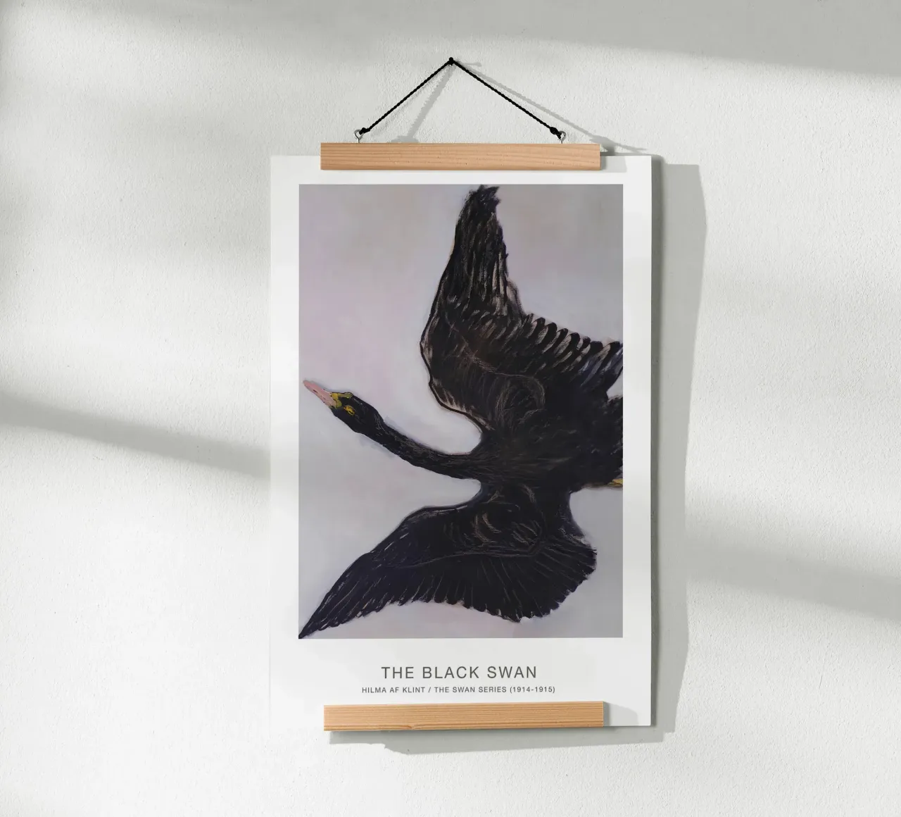 Hilma af Klint "Black Swan" Dynamic Flight Print hahnemühle by homdeco